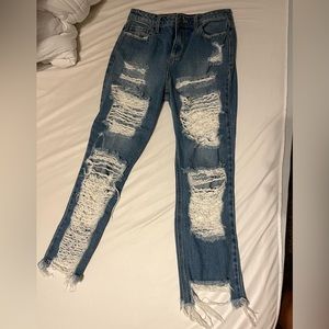 Cute Fashion Nova Ripped Jeans